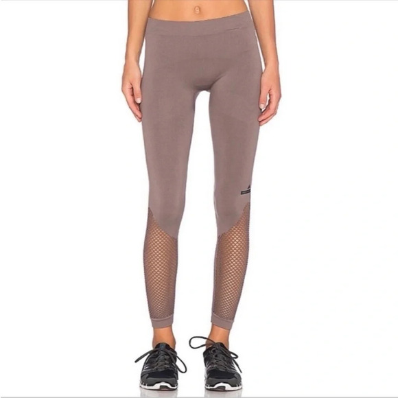 Stella McCartney adidas SET cement mushroom color essential studio tights & tank - Picture 9 of 15